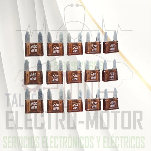 FUSIBLE MINI UÑA 7.5 AMP Paquete de 50 unidades