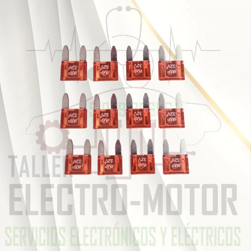 FUSIBLE MINI UÑA 10 AMP Paquete de 50 unidades