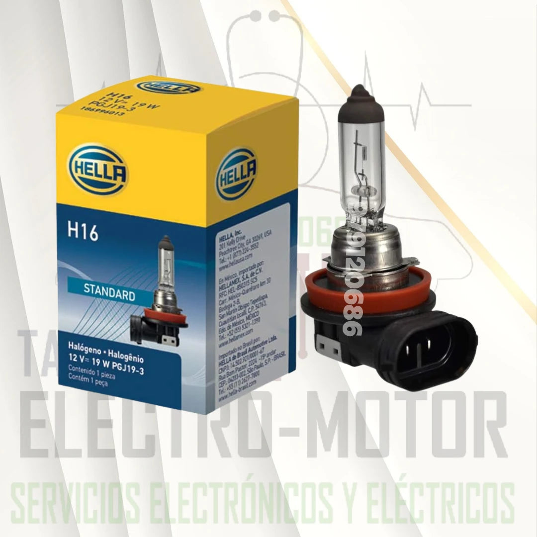 H16 12V 19W PGJ19-3 HALOGEN HEADLIGHT GLOBES