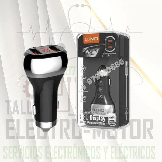 Cargador De Celular Con Entrada Usb Micro V8 (Ldnioc2) Ldnio