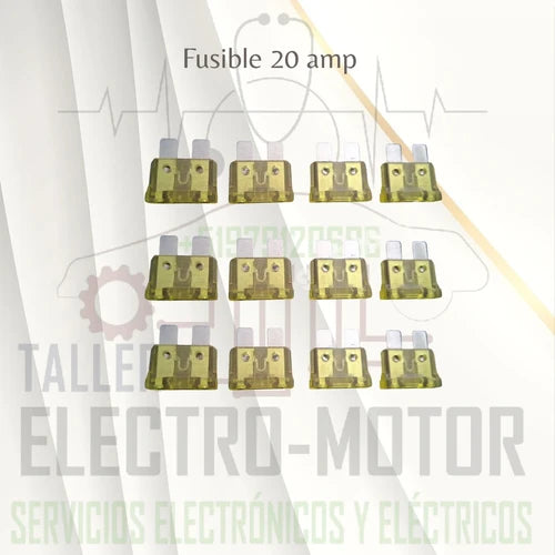 FUSIBLE AMP 20 Paquete de 50 unidades