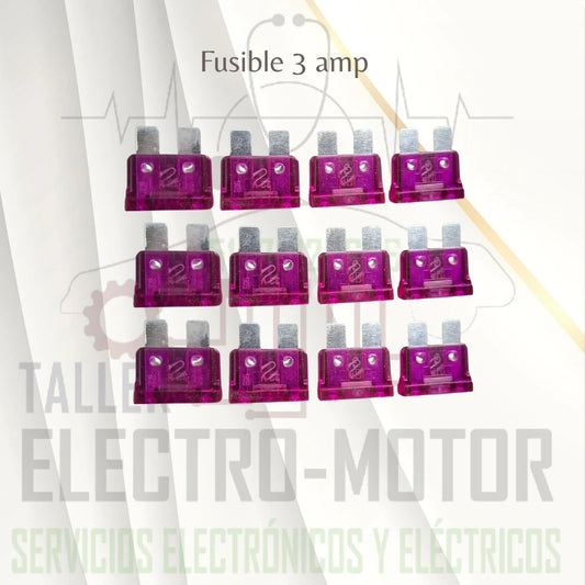 FUSIBLE 3 AMP Paquete de 50 unidades
