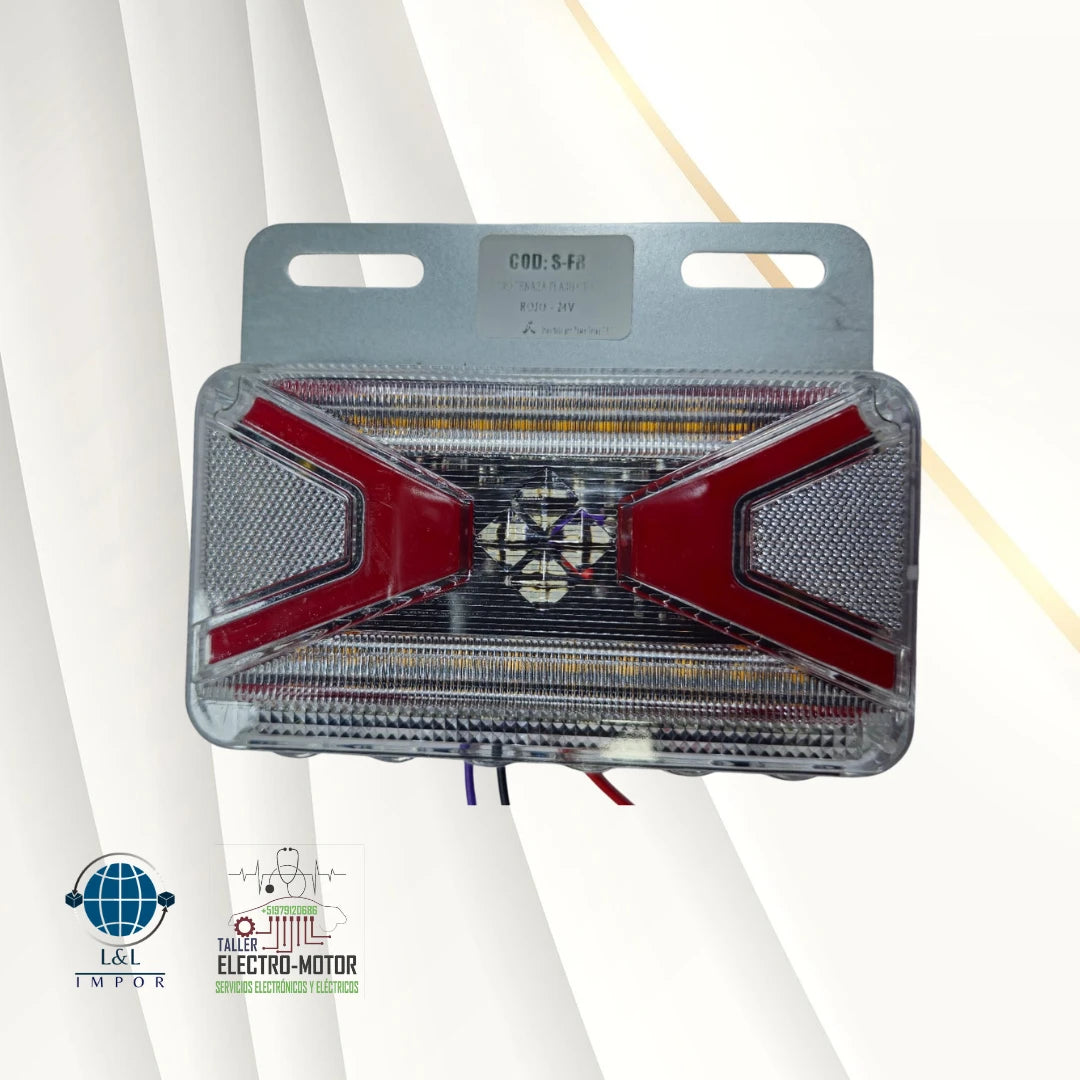 Faro Lateral Truck LED Modelo Copa 24V HB