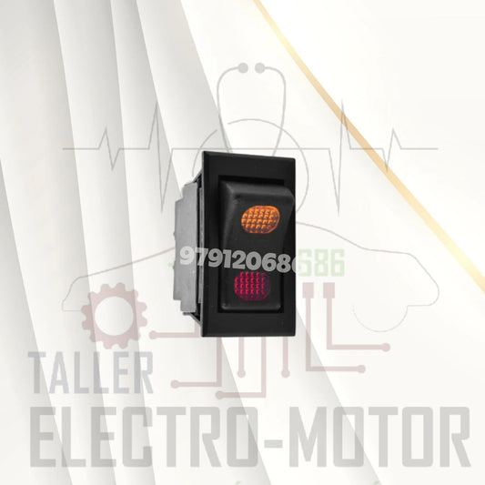 Switch Rocker 12v 4t Iluminado On-Off-On (R13-220bd)