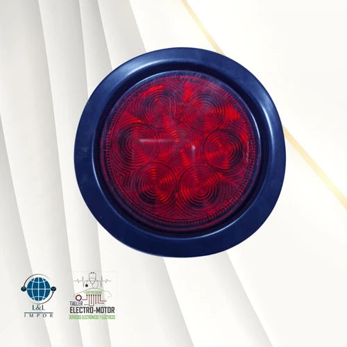 Faro Posterior Redondo De 4'' 7 Luz Led 12/24V